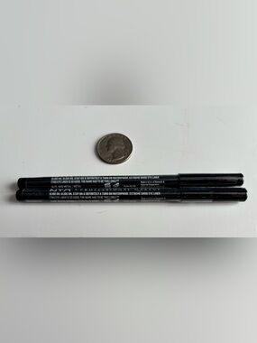 NWT NYX Eyeliner Pencils in Gun Metal and Black Sparkle, set of 2